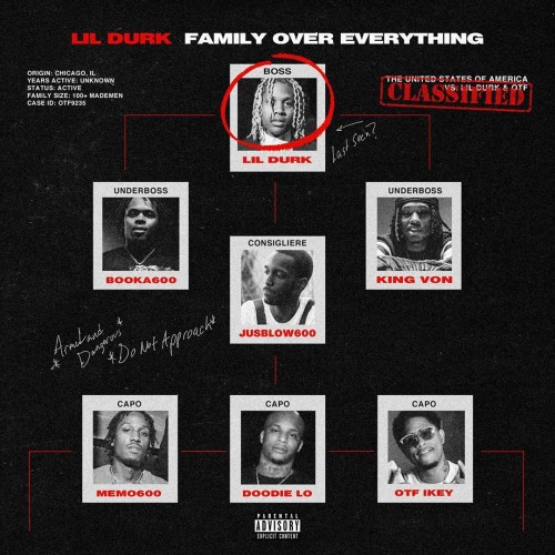 Lil Durk & OTF - Family Over Everything Cover Art