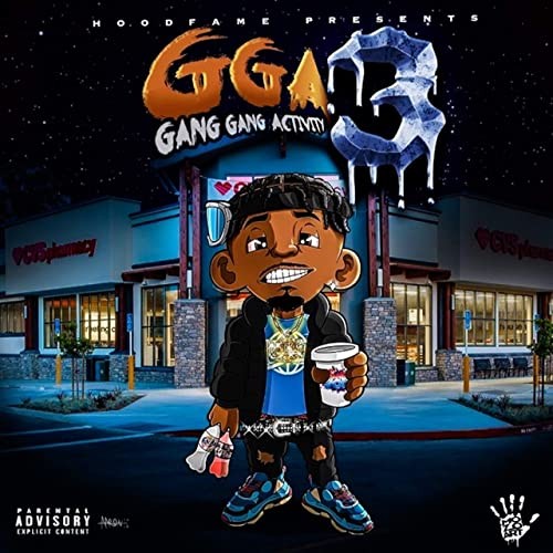 G$ Lil Ronnie - GGA 3 (Gang Gang Activity) Cover Art