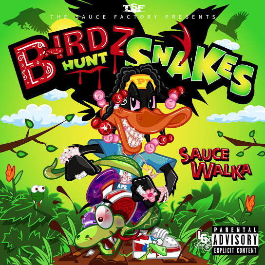 Sauce Walka - Birdz Hunt Snakes Cover Art