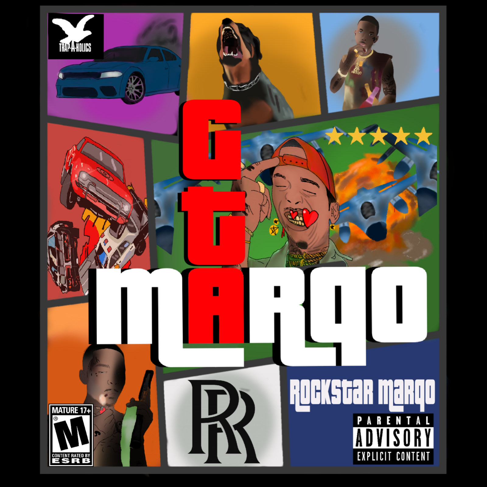 Rockstar Marqo - Grand Theft Marqo Cover Art