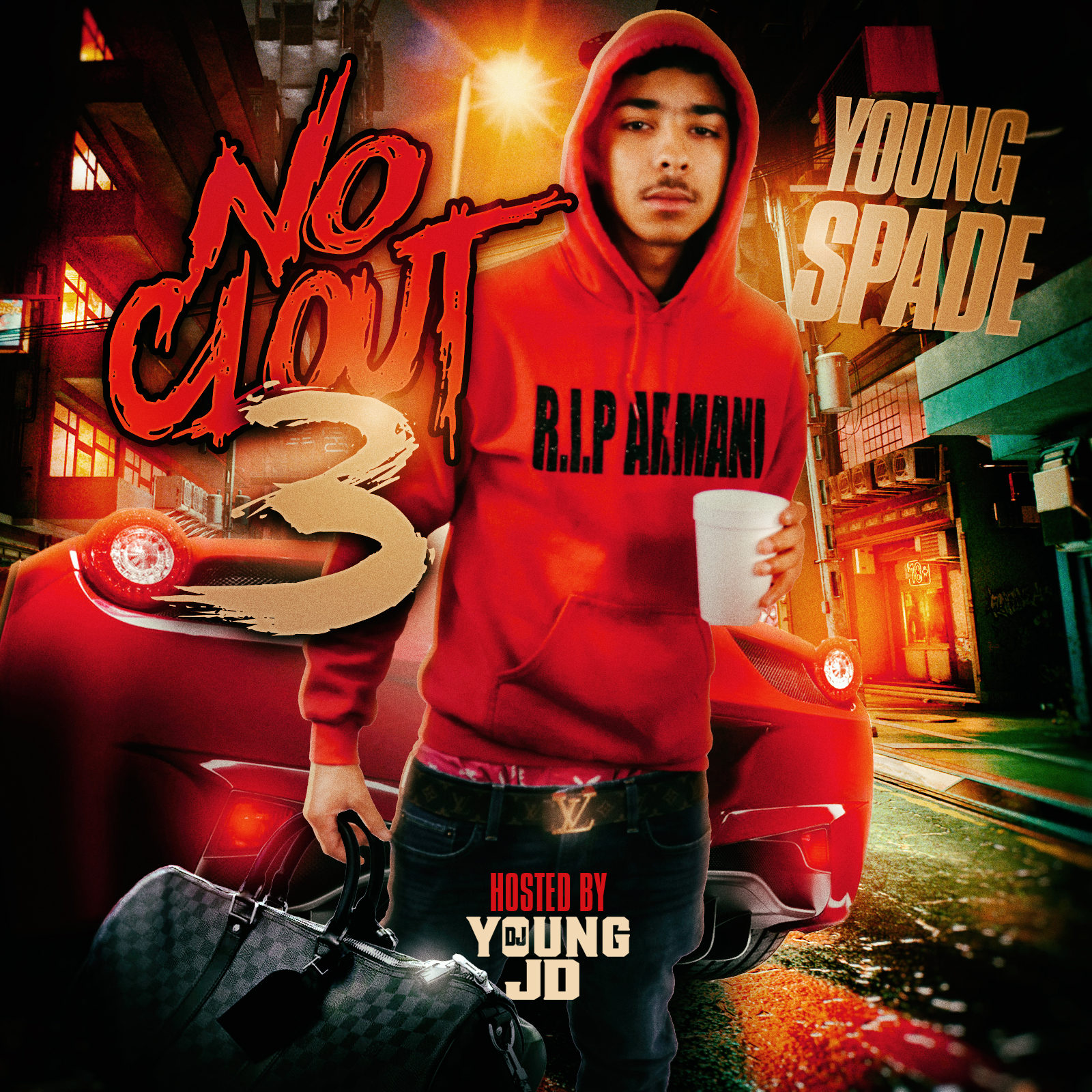 Young Spade - No Clout 3 Cover Art