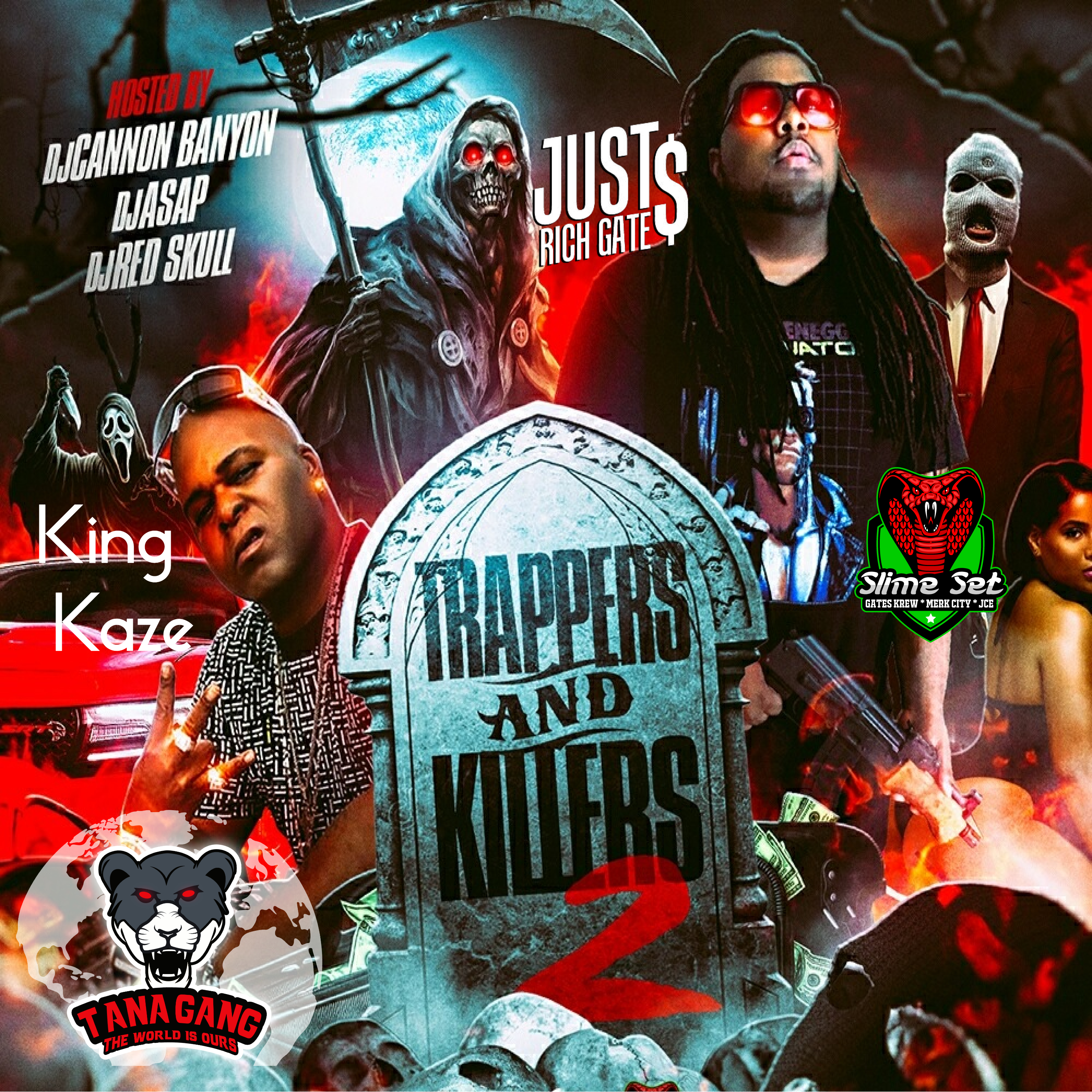 Just Rich Gates & King Kaze - Trappers And Killers 2 Cover Art