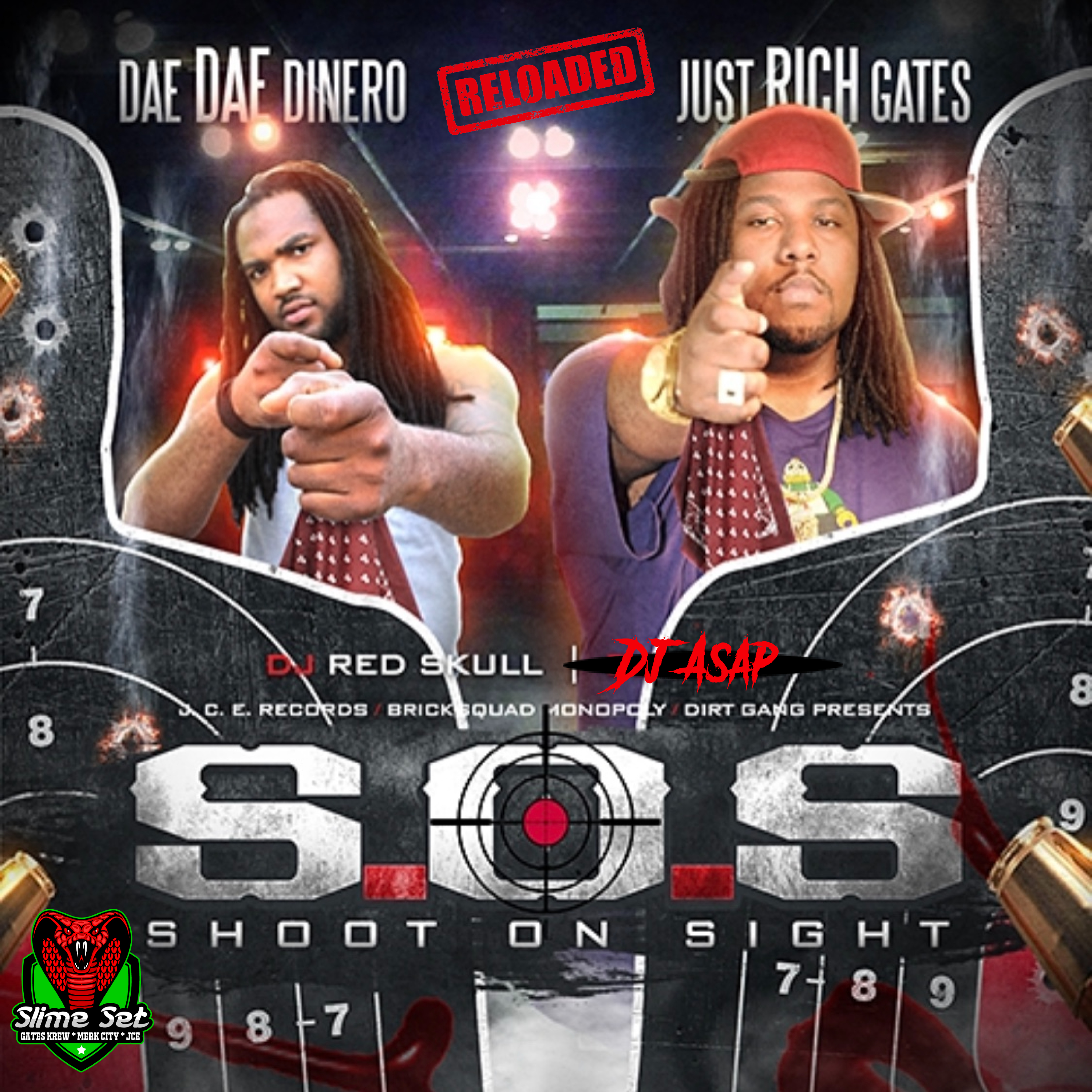 Dae Dae Dinero & Just Rich Gates - Shoot On Sight Reloaded Cover Art