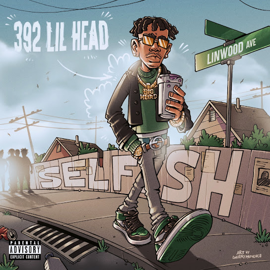 392 Lil Head - Selfish Cover Art