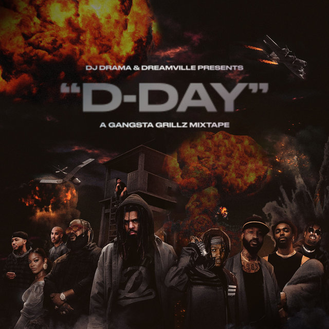 Dreamville - D-Day: Gangsta Grillz Cover Art