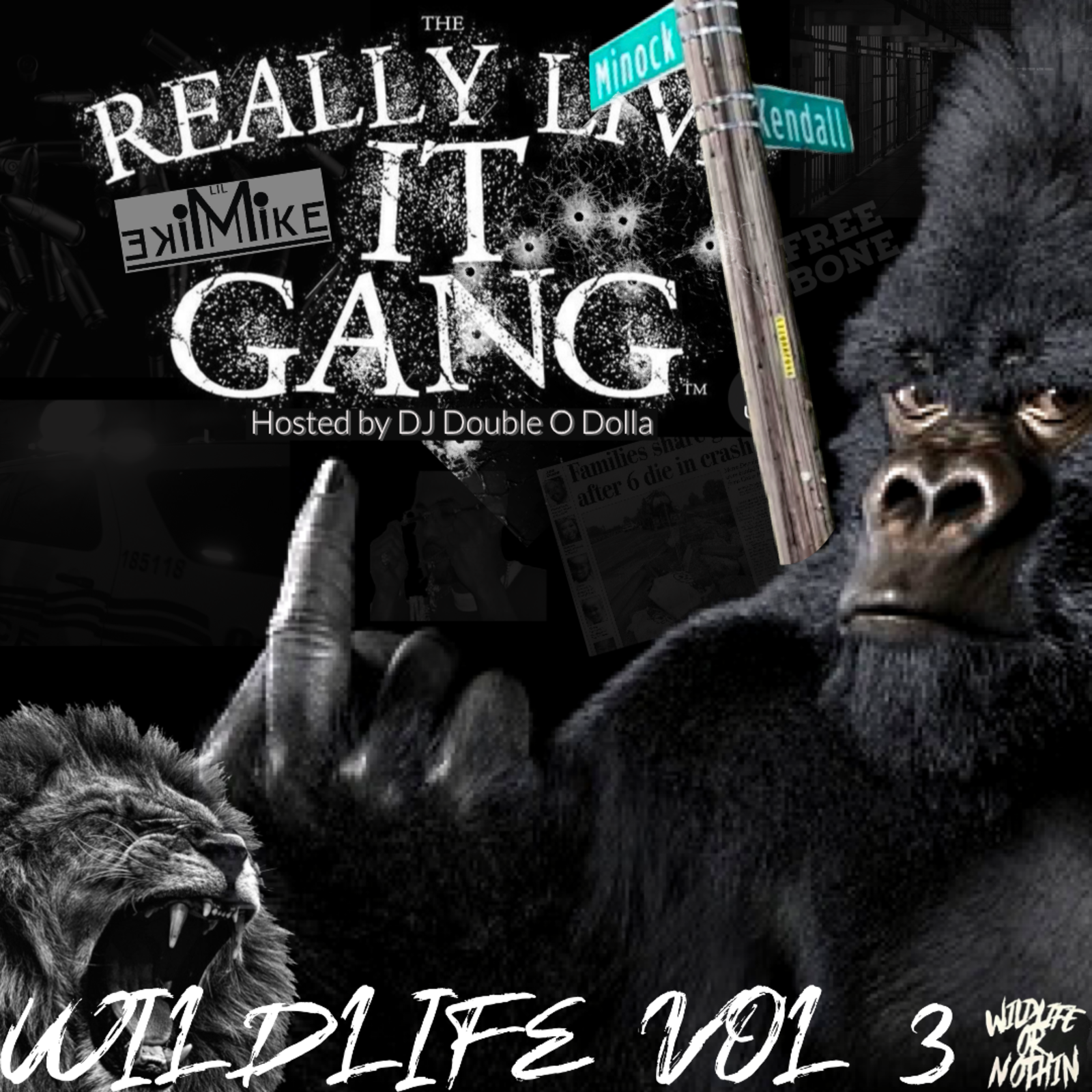 Lil Mike Mike - Wildlife Vol. 3: Really Live It Gang (Wildlife Or Nothin) Cover Art