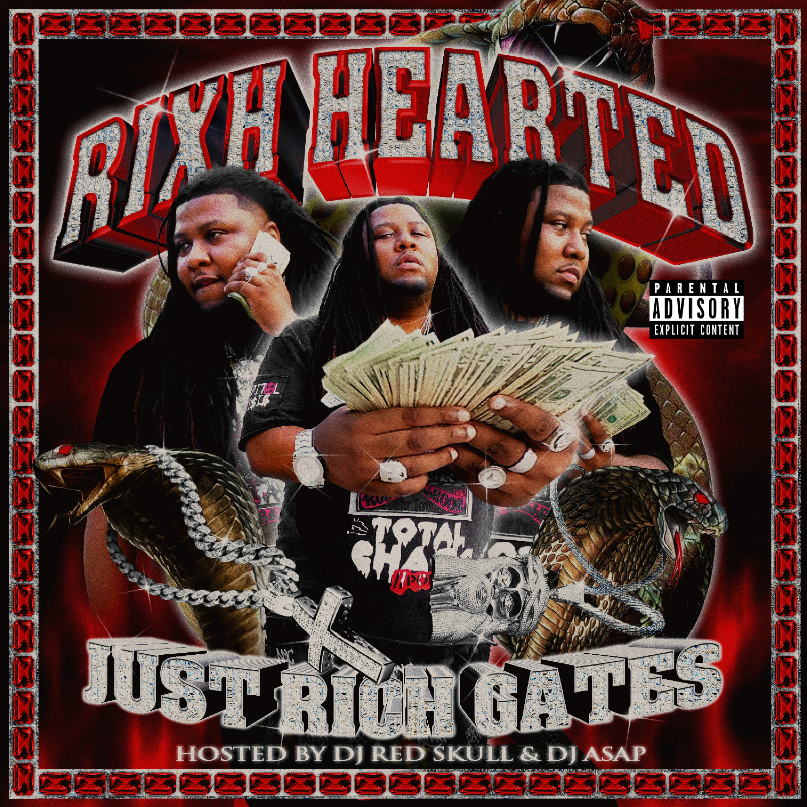 Just Rich Gates - Rixh Hearted Cover Art