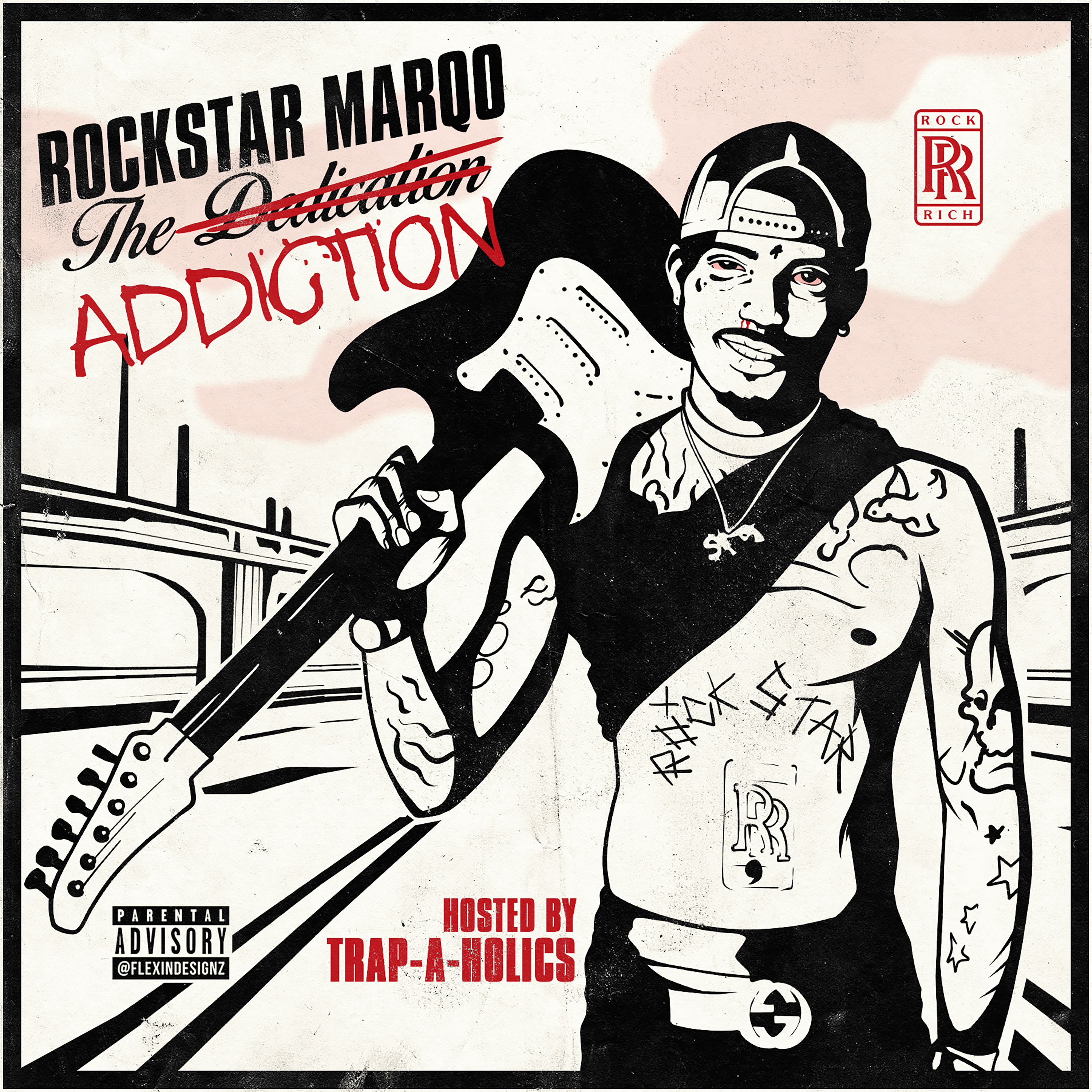 Rockstar Marqo - The Addiction Cover Art