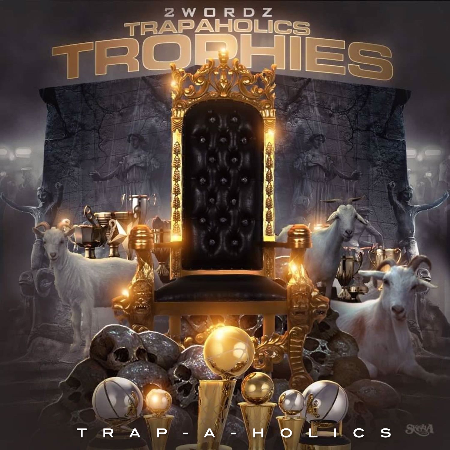 2wordz - Trapaholics Trophies Cover Art