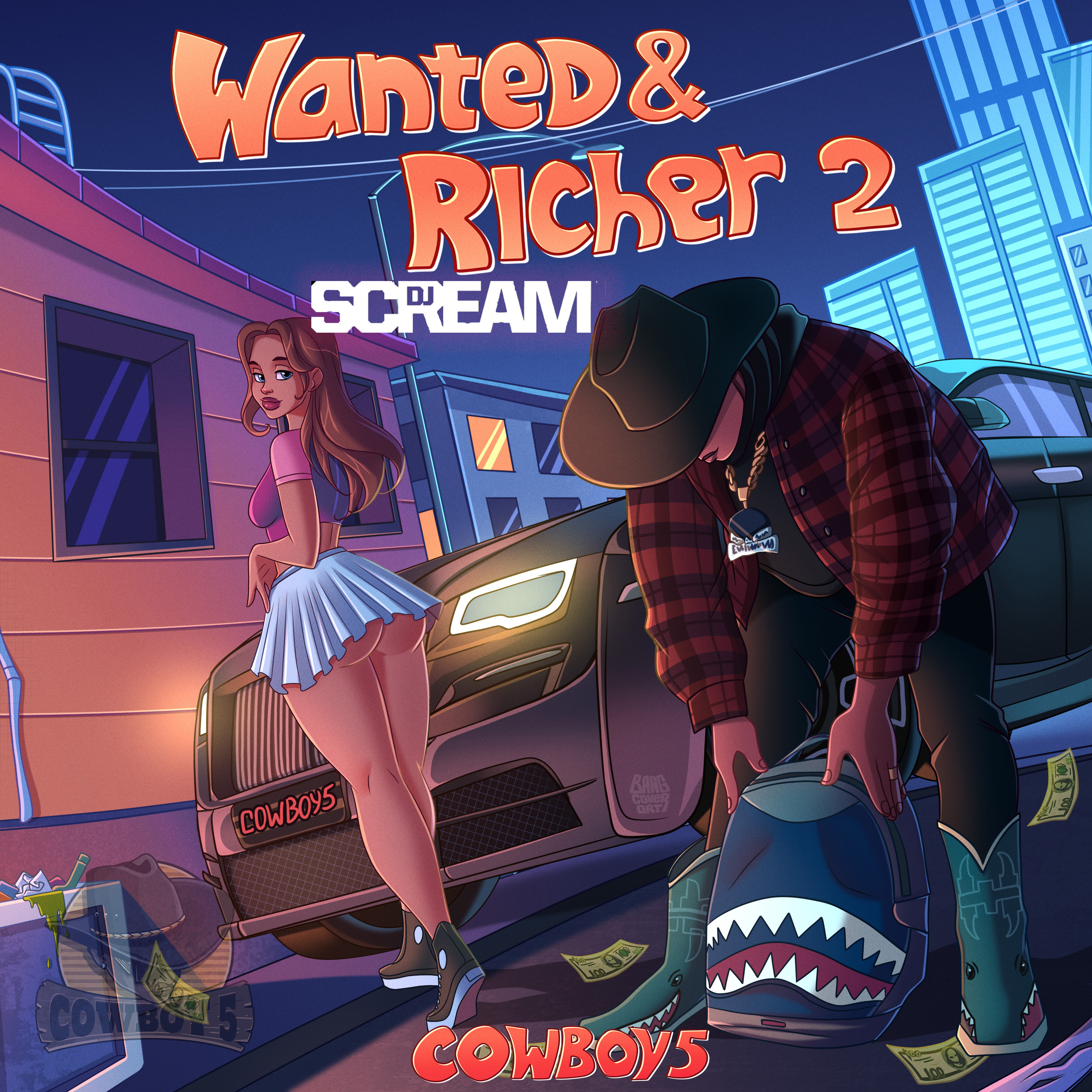 Cowboy5 - Wanted & Richer 2 Cover Art