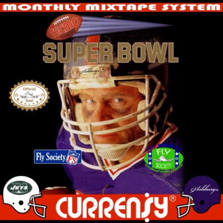 Curren$y - Super Tecmo Bowl Cover Art