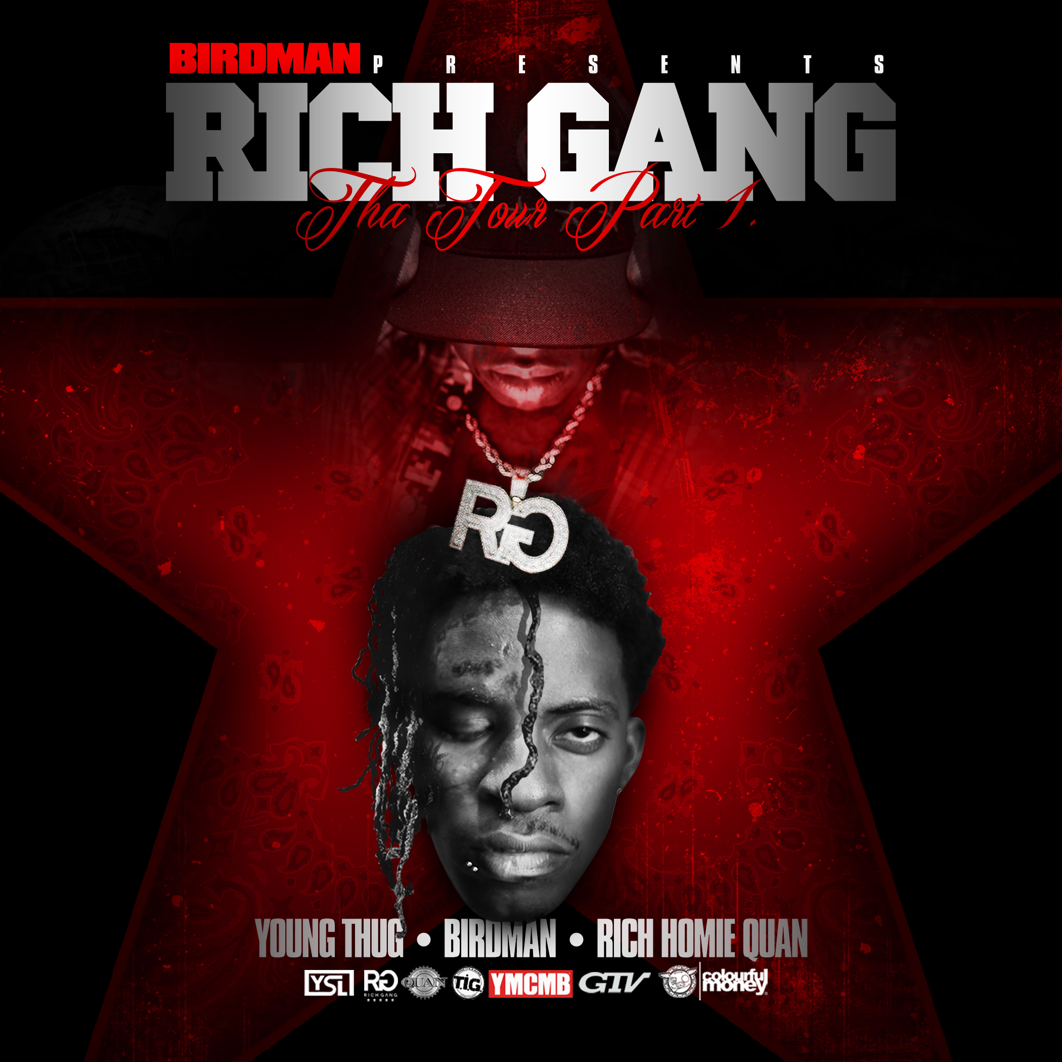 Young Thug, Rich Homie Quan & Birdman - Rich Gang: The Tour, Part 1 Cover Art