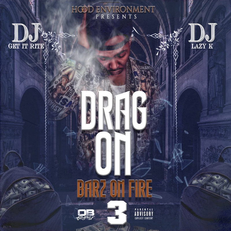 Drag-On - Barz On Fire 3 Cover Art